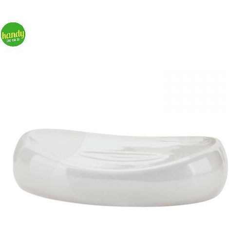 Porta sapone da appoggio Gedy serie azalea 12x9cm bianco