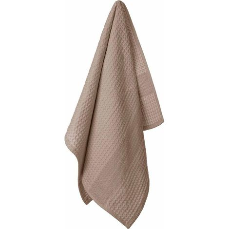 Küchentuch 50x70 beige geprägte Premium-Waffelbaumwolle