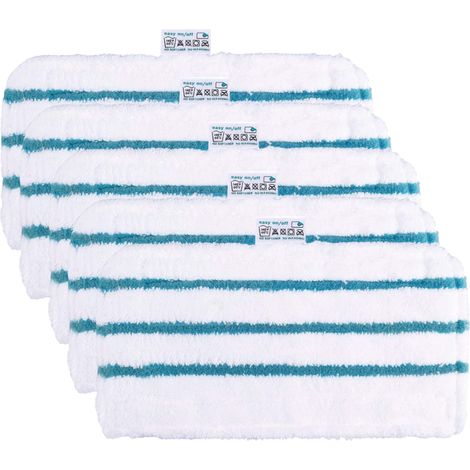Lot 5 Lingettes Microfibre rectangle pour balai vapeur Black et Decker FSM1630,FSM1616,FSM1605,FSMH13E5,FSMH1321 FSMP20 (1/5)
