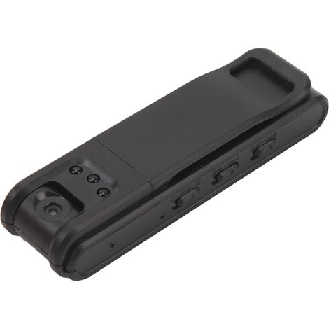 Mini caméra corporelle HD 1080p avec vision nocturne, enregistrement en boucle, fixation magnétique et clip dorsal, idéale pour les forces de l'ordre et les agents de sécurité. (1/5)