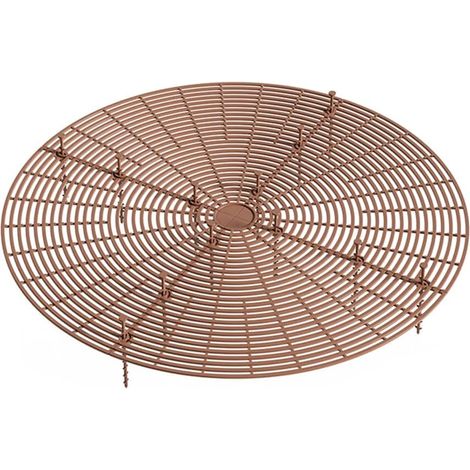 Lot de 1 Grande Grille pour Pot de Fleurs, Protections de Couverture de Sol pour Pot de Fleurs avec piquets Profonds, Chiens, Chats, Bouchon de creusement, 52 cm de diamètre