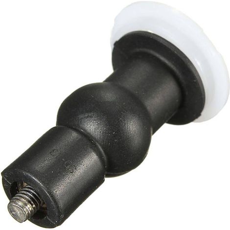 1 paire de vis pour couvercle de toilette, noir (1/5)