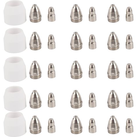 25pcs Cutting Tips Electrode Consumable Accessory Fit for P80 Cutting Torch