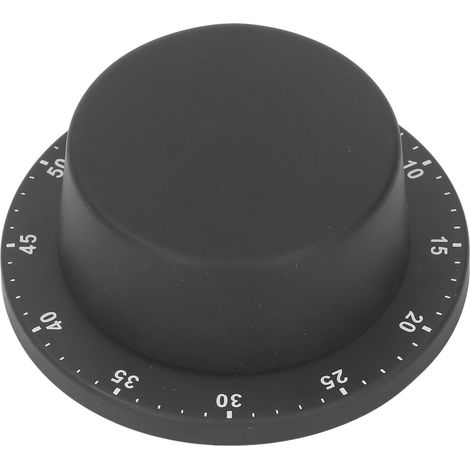 Minuteur magnétique à traction pour entraînement extérieur, compte à rebours manuel de 60 minutes, noir (1/5)