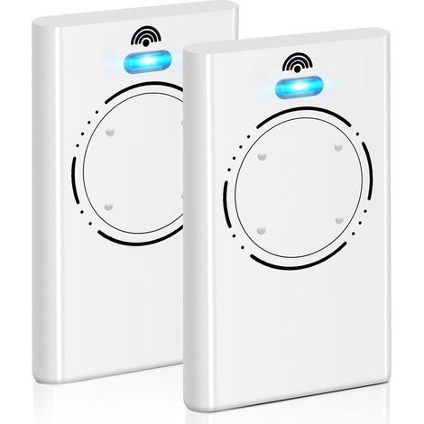 pezzi - Telecomando per cancello - Telecomando per porta del garage - Compatibile con FAA XT4 868 SLH LR - 4 canali anti-interferenza - Uso residenziale - Nero - 50x10x3cm (1/5)