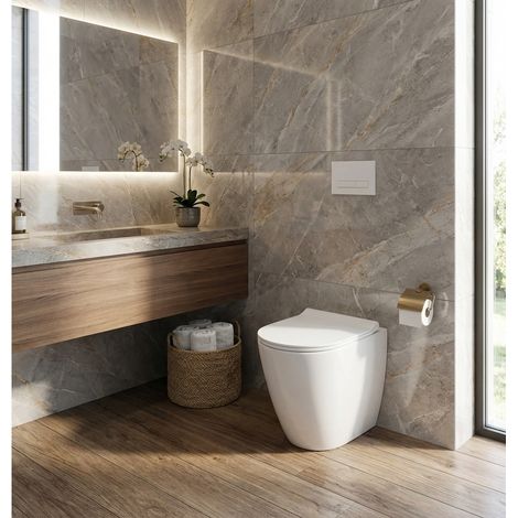 WC Sento filomuro bianco