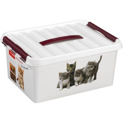 Boite Q-line motif animaux 15 litres (1/5)