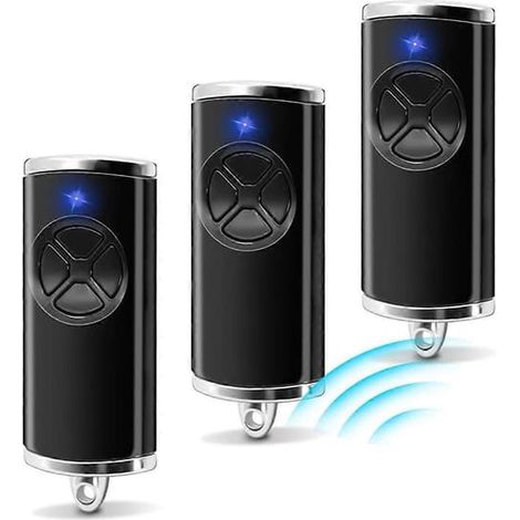 Ecleanfy - Télécommande de porte de garage 868 MHz, lot de 3, compatible avec l'émetteur portatif Hormann HSE2-868-BS et HSE-4-86-Perfet (1/5)