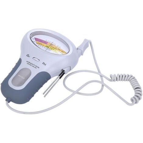 Testeur de chlore et de pH – Analyseur de qualité de l'eau de piscine et spa – Sonde de 150 mm – Résultats précis sur grand écran - PC-102B (1/4)