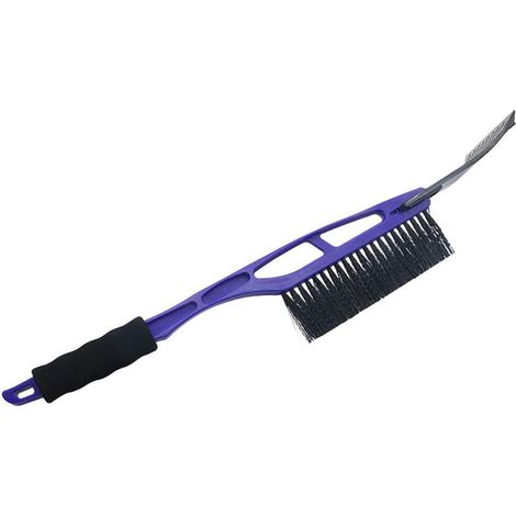 Brosse à neige et grattoir à glace pour voiture - Outil 2 en 1 pour déneiger et nettoyer le pare-brise de votre voiture (1/3)