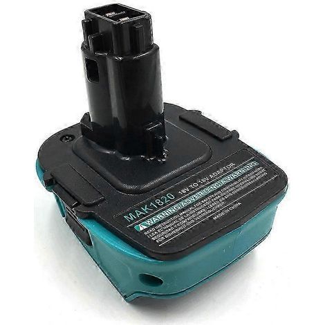 Convertisseur adaptateur Mak1820 pour batterie Li-ion Makita 18v Bl1830 Bl1860 pour Dewalt Dc9096 ni-cd Ni-mh-lh1 (1/5)