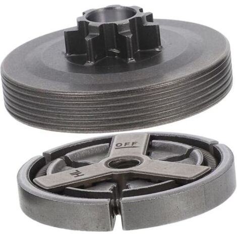 Kit Tambour d'embrayage Et Pignon De Tronçonneuse 52/5800, Ensemble D'entraînement pour Entretien Tronçonneuse, Pièce Moteur Robuste pour Usage Jardinage Et Agricole (1/4)
