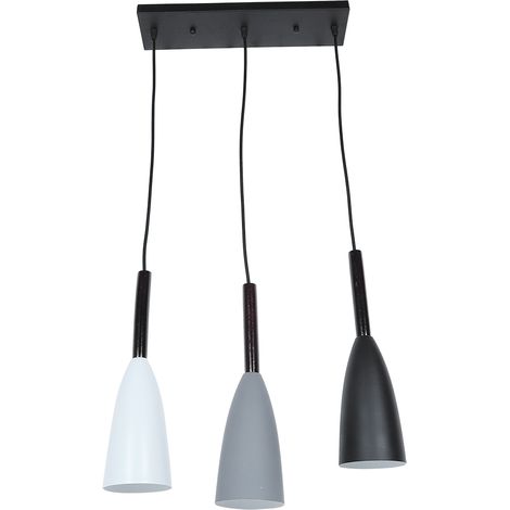 Moderne, schlichte E27-Pendelleuchte mit 3 Leuchten für Wohnzimmer, Küche, Café, 110–220 V (1/5)