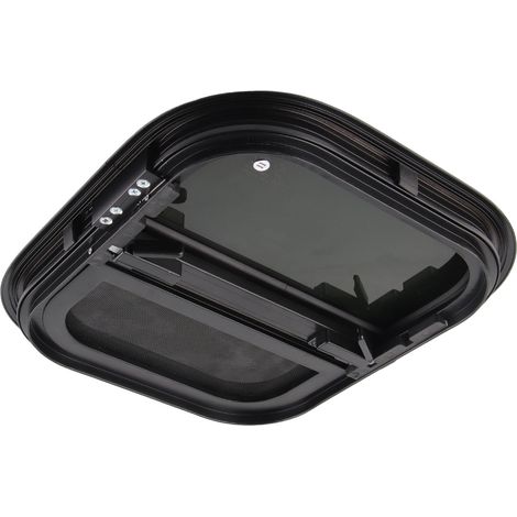 Schiebefenster mit Fliegengitter, 440 mm hoch, 390 mm breit, getöntes Sicherheitsglas, wasserdicht, für Wohnmobile und Anhänger (1/5)