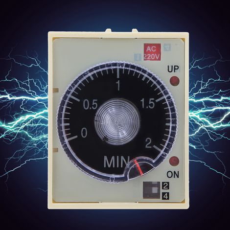 Minuterie temporisée avec relais et bouton de réglage, boîtier en polycarbonate haute qualité ST3PA F, 220 V CA, 50/60 Hz (1/5)