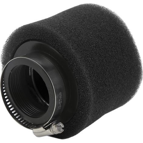45 mm / 1,8 Zoll Filterschwamm zur Luftreinigung, Filterset für Motorräder und ATVs mit 50-200 cm³, schwarz.