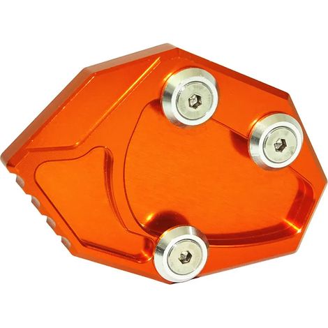(Orange)waase Compatible avec Kawasaki GTR1400 Concours 14 2008 2009 2010 2011 2012 2013-2016 Béquille latérale, extension et plaque de support maxpower (1/4)