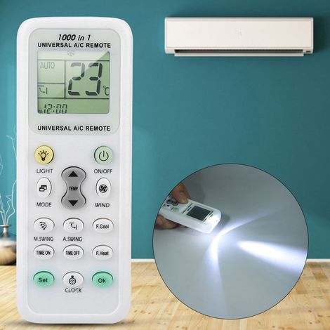 Télécommande Universelle de Climatisation avec Écran LCD et Contrôle Rapide - Nouvelle Version (ABS, 8-10 mètres) (1/4)