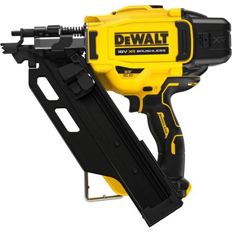 Dewalt – Pack de 2 cloueuses sans fil 18V – 2 batteries 5Ah – Moteur Brushless – Système de rangement TSTAK inclus