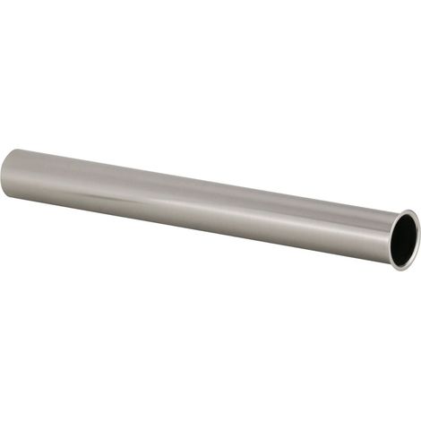Verlängerungsrohr für Siphons Ø32 mm x 300 mm in gebürstetem Stahl, messingfarben TO-K320300NS Rostfreier Stahl (1/2)