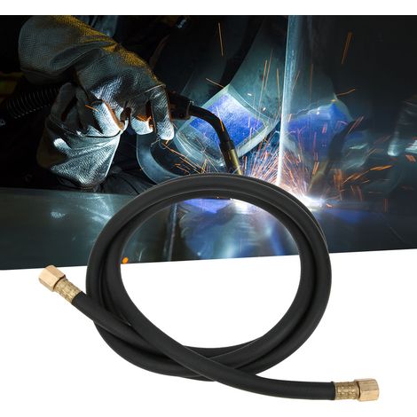 Tuyau de gaz inerte (argon, CO2, azote) pour air comprimé, raccord à souder, 1/4 pouce, 2 m (1/5)