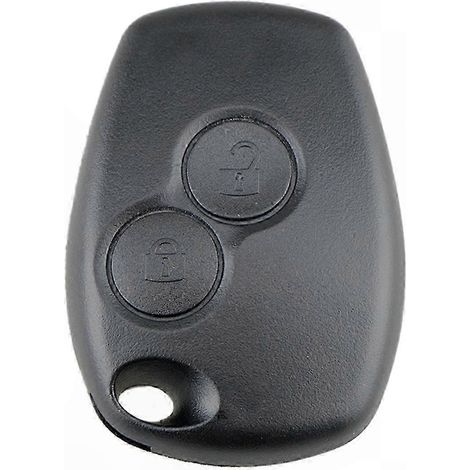 2-Tasten-Autoschlüsselgehäuse mit 307-Sockel, Ersatzgehäuse für Modus, Clio 3, Kangoo 2, Twingo, ohne Schlüsselbart (1/4)