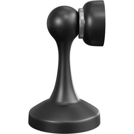 Magnetischer Türschließer Für Gehweg- oder Wandmontage Starker Magnet Einfache Montage, auch auf rauen Oberflächen Edelstahl Schwarz Ø 55 x 85 mm (1/5)