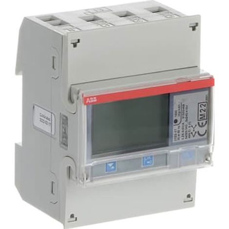 Compteur A43 Triphase Modbus Mesure Directe 80A Steel Mid 2CMA100244R1000 ABB 831321