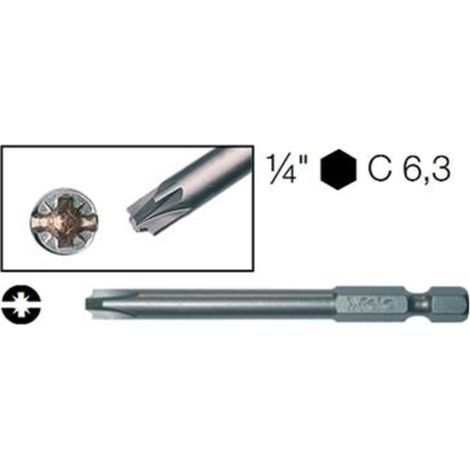 Inserti Bits Viti Combinate Pozidriv 1 Z1 73mm - ABC UTENSILI A15833601