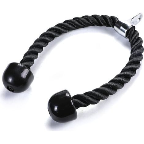 Cuerda de tríceps de 70 cm, cuerda para musculación, accesorios de culturismo, accesorios de entrenamiento deportivo, asa de tracción (1/4)