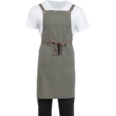 Tablier Bavette En Coton Southside Kaki - Southside