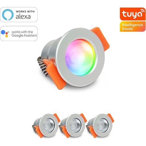 Smartes MiBoxer LED Einbaustrahler Set 3W 12V IP66 - Lichtfarbe: RGB+2700K - Anzahl: 4x (1/5)