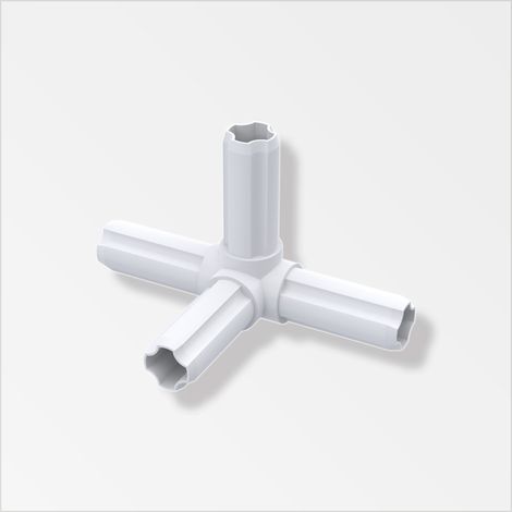 alfer Combitech connect Knotenverbinder Kunststoff weiß