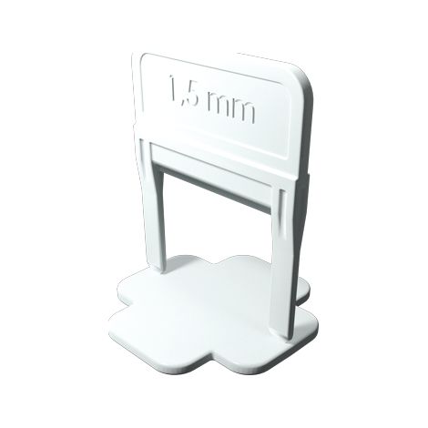 3000 Croisillons autonivelants à cale en "I" 1,5mm (carrelage de 3 à 14mm) PAVILIFT