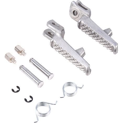 Repose-pieds avant passager Honda CBR600 F4I CBR919 CBR1000 Argent (1/5)
