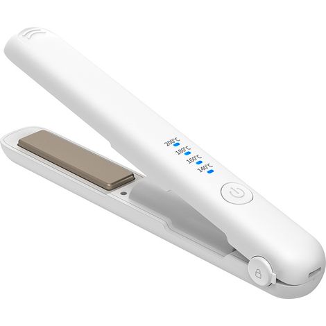 Fer à Lisser et Boucler Sans Fil Maifaza Revêtement Tourmaline Titane 21-30mm 30 Niveaux Température Arrêt Automatique Tous Cheveux Noir Blanc Rose (1/5)