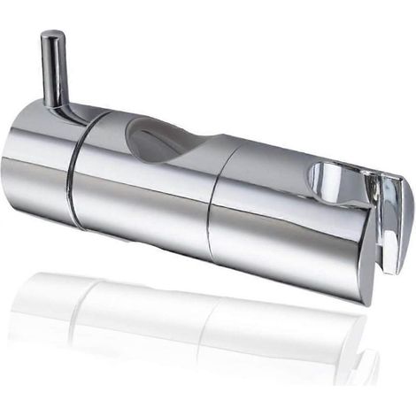 Support de fixation mural réglable pour pommeau de douche, fixation coulissante, chromé 22 mm (1/5)