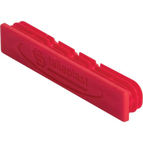 Bouchon d'extrémité règle de maçon Taliaplast 380110 100 x 18 mm Rouge