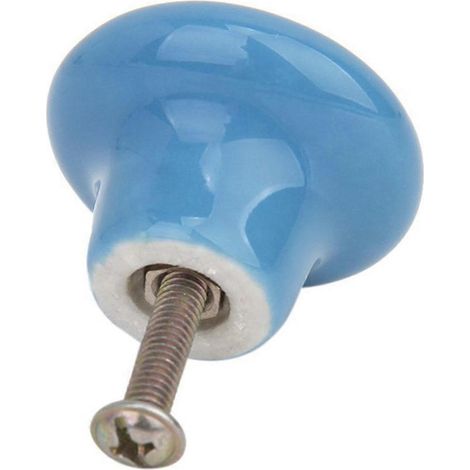 Boutons de coiffeuse ronds, rénovation de cuisine, vis et poignées en métal résistant, lot de 5 (1/4)