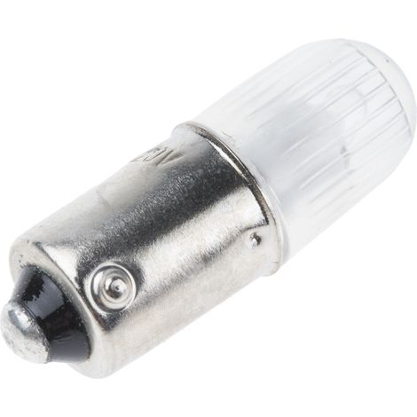 Ampoule néon pour voyant, lumière de couleur verte, taille T10, culot BA9s, 100 / 120 V, 1,8 mA