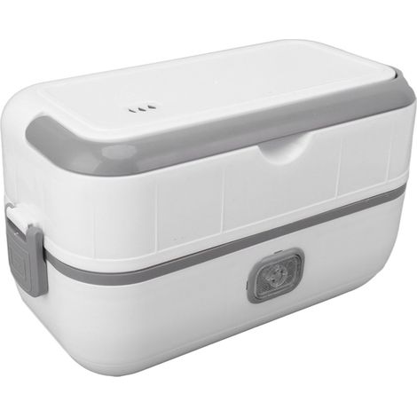 Boîte à lunch électrique portable avec doublure en acier inoxydable, chauffe-plats pour la maison, les dortoirs, les voyages et les activités de plein air, 0,5 L, prise UE 220 V (1/5)
