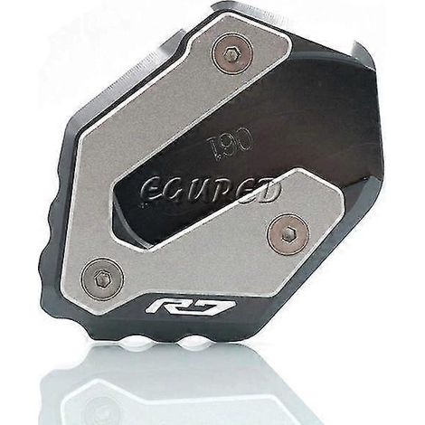 CNC-gefräste Seitenständer-Verlängerungsplatte für Yamaha YZFR7 YZFR7 YZF-R7 – grau (1/5)