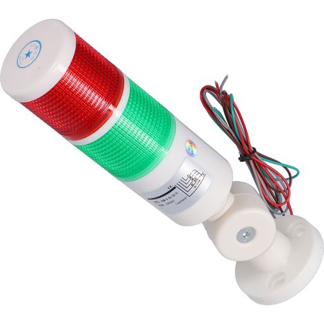 BERM® (Authorized) BEM-X-50-2U-D/Constantly Illuminated Multi-Layer LED Audible and Visual Alarm with Buzzer, Foldable Machine Tool Tower Light, Signal Dual-Color Alarm Light, AC220V (1/5)