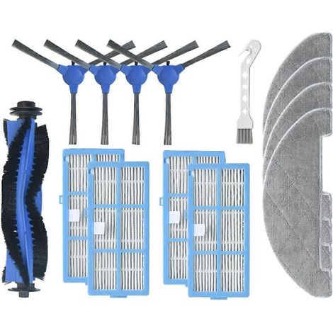 14 pièces pour aspirateur robot Proscenic 850T : accessoires, pièces de rechange, brosse principale, brosse latérale et filtre HEPA (1/5)