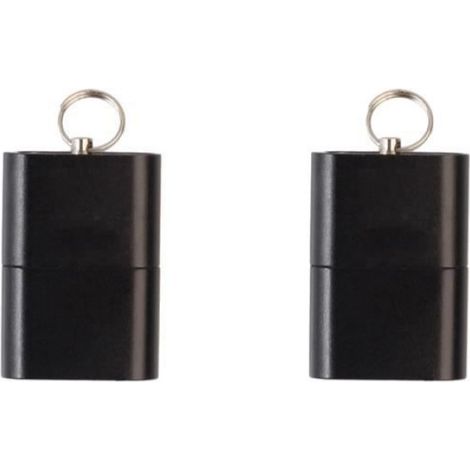 Lecteur De Carte Micro SD - Adaptateur USB 2.0 En Alliage D'aluminium - Pour Ordinateur PC Mac - 2 Pièces