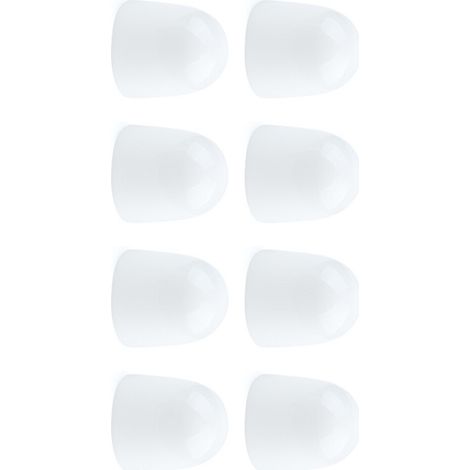 Couvercle de boulon de vis de toilette, couvercle de-Blanc (1/5)