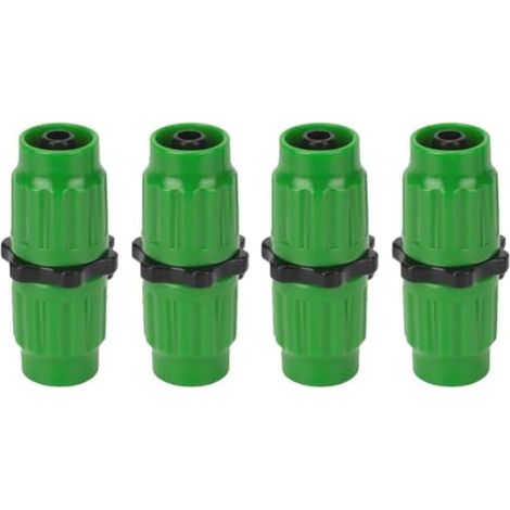 Kit de réparation de tuyau d'arrosage extensible, connecteurs pour tuyau d'arrosage extensible femelle mâle kit de réparation (4 pièces) (1/5)