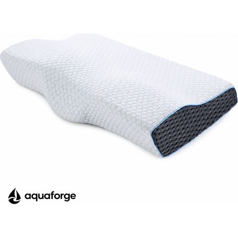 Almofada Cervical Ergonómica Espuma Viscoelástica Respirável 60 x 33 x 10 cm (1/5)