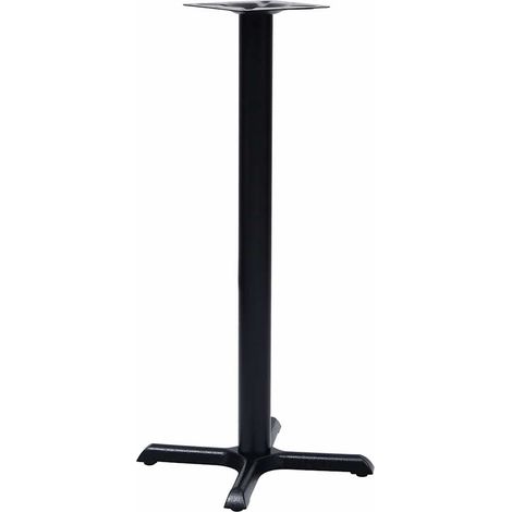 vidaXL Pied de table de bistro Noir 56x56x107 cm Fonte (1/5)