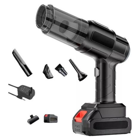 Aspirateur Manuel Sans Fil Double Batterie 24v 07640 (1/4)